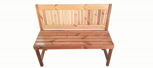 صندلی 2 نفره باغی ترموود با لاک پلی اورتان - کد MF1706-2