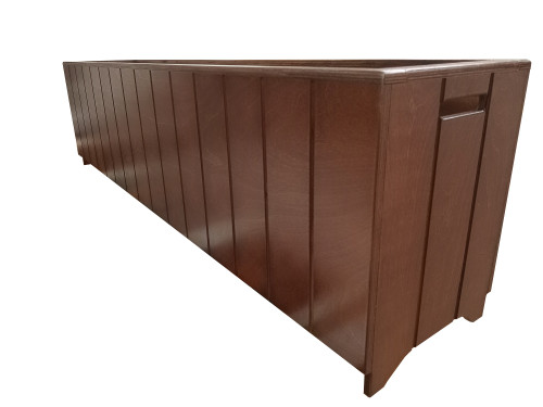 فلاورباکس با چوب چند لایه توسکا مناسب فضاهای سرپوشیده